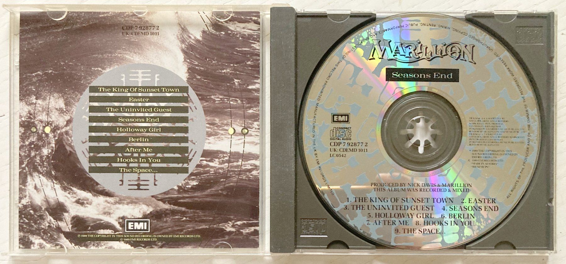 CDs: MARILLION - SEASOND END – Gebraucht aus Bottens von hotter-than-hell 2