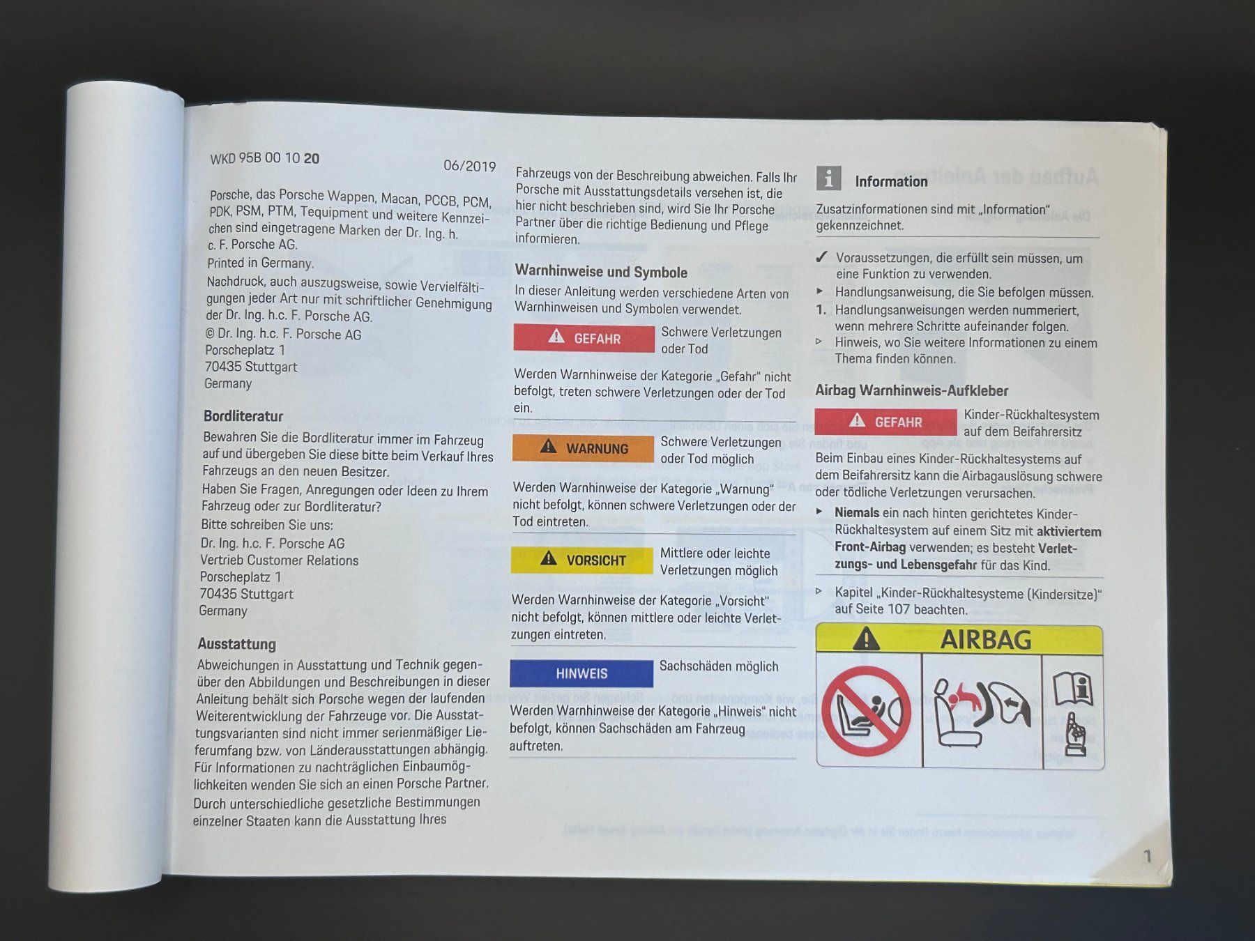 Libri: Manuel Porsche Macan – Version allemande – Usato da Genève venduto da Fastbozzo 2