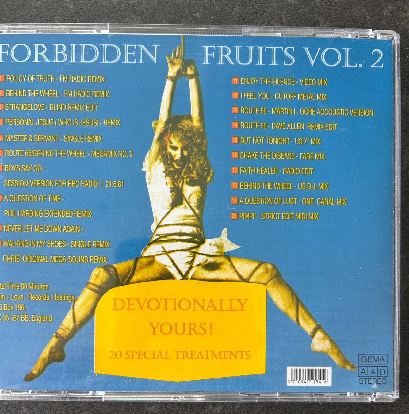 CDs: Depeche Mode  CD REMIX – D'occasion à Paradiso par dep_qf5s 2