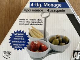 Dipschalen Set, 4-teilig, NEU