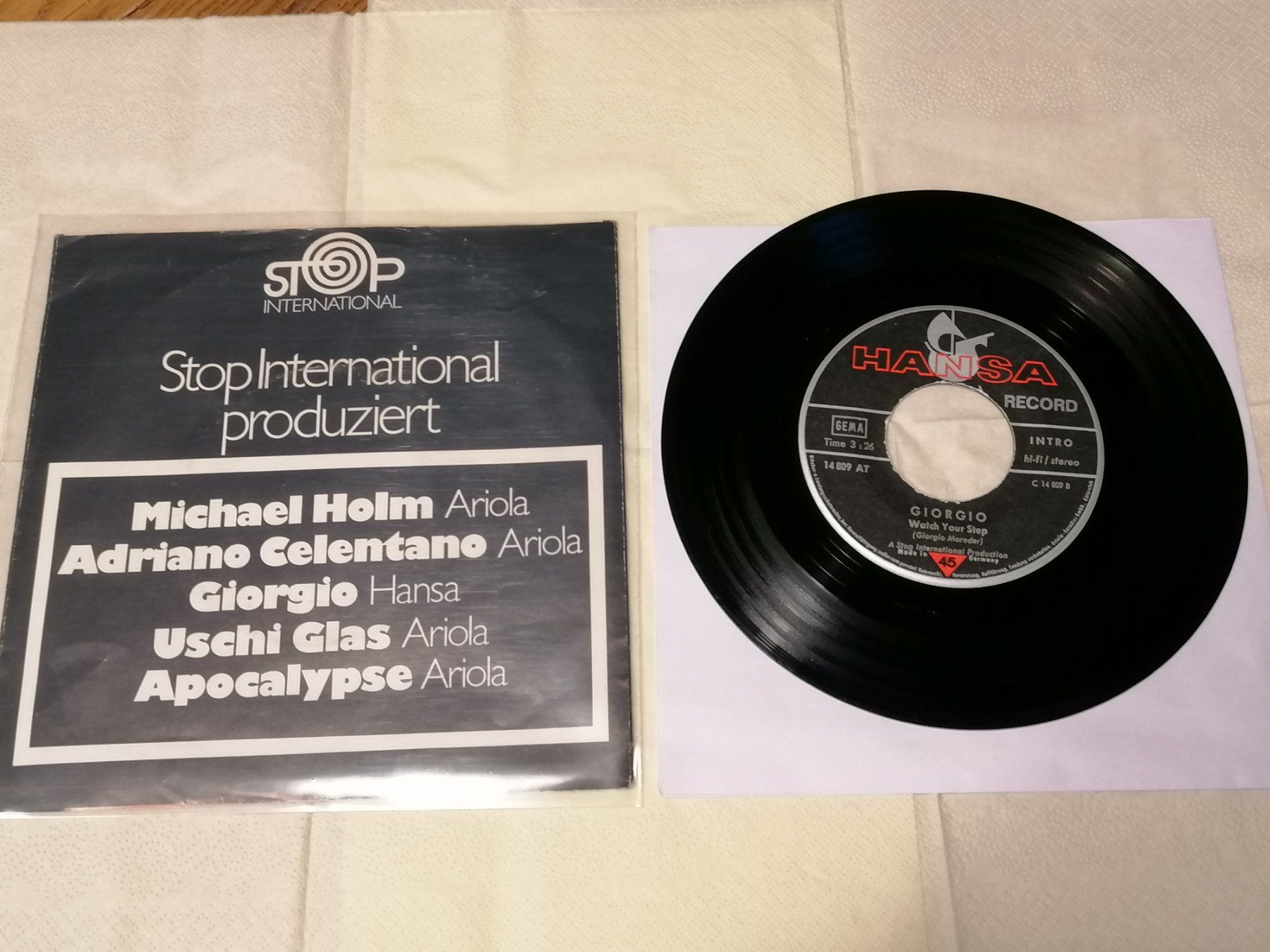 Dischi in vinile: Giorgio – Underdog – Usato da Emmenbrücke venduto da lamorak 1