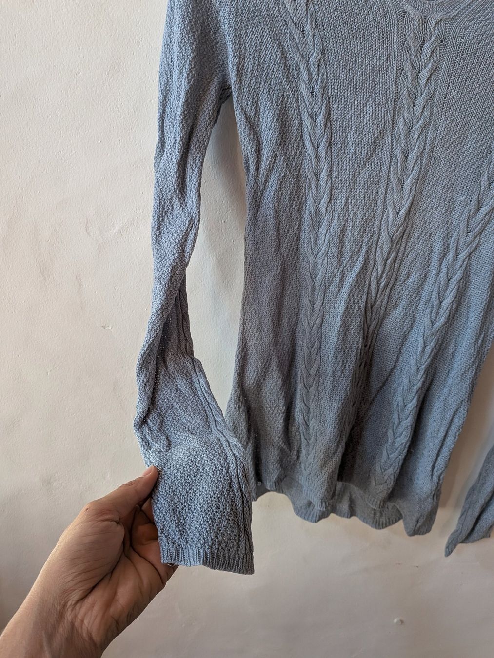 Hessnatur Pulls & Sweat-shirts: Hellblauer Pullover von Hess Natur aus 100% Leinen – D'occasion à Peccia par LillyMarie98 2