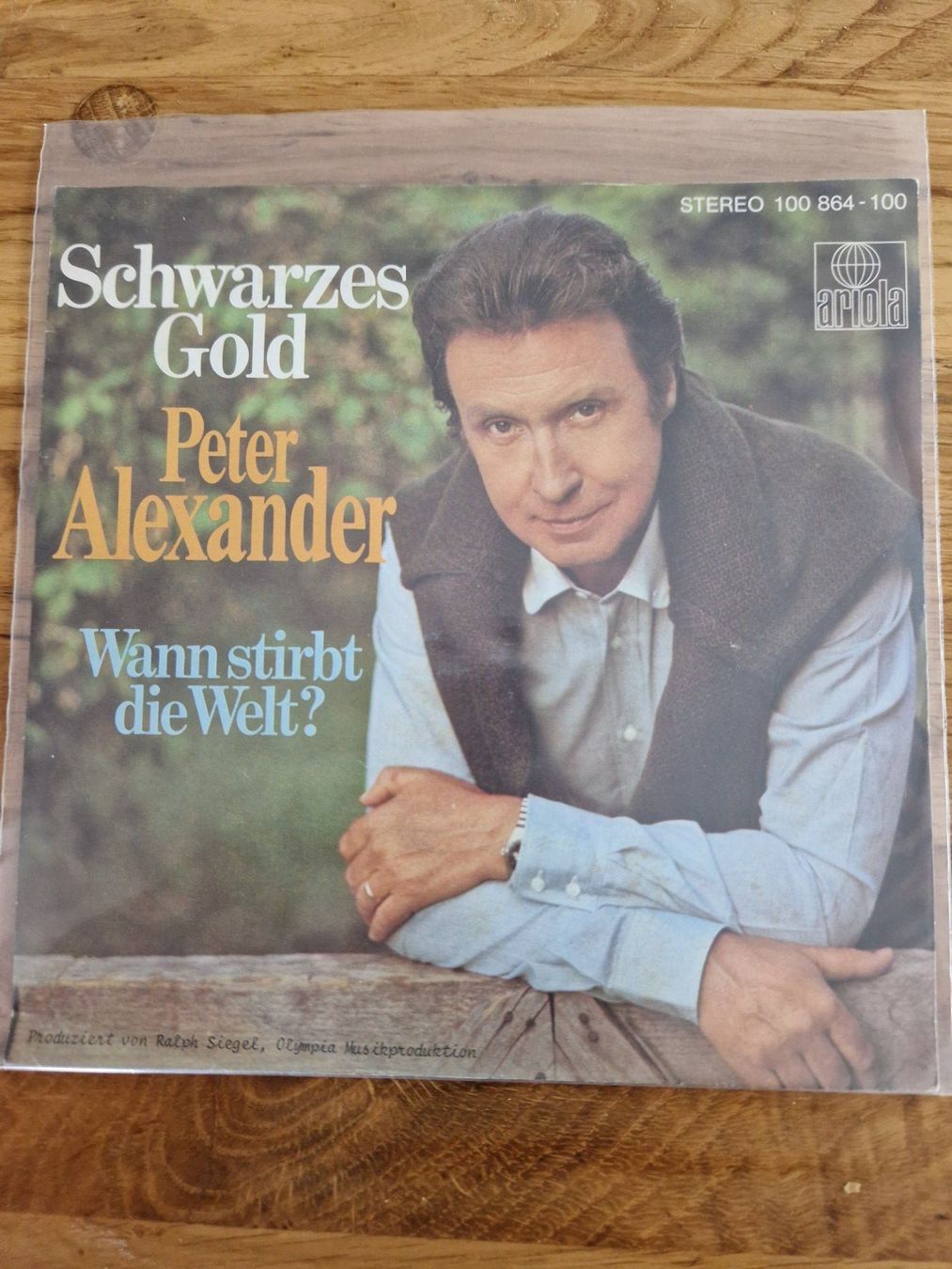 Dischi in vinile: Vinyl Single - Peter Alexander - Schwarzes Gold – Usato da Sursee venduto da FKZ_13