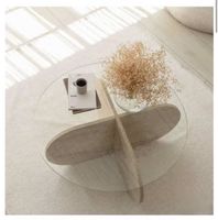 Table basse Bubble  Travertin