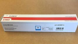 Original OKI C332, C332DN, MC363DN cyan Toner, 46508711