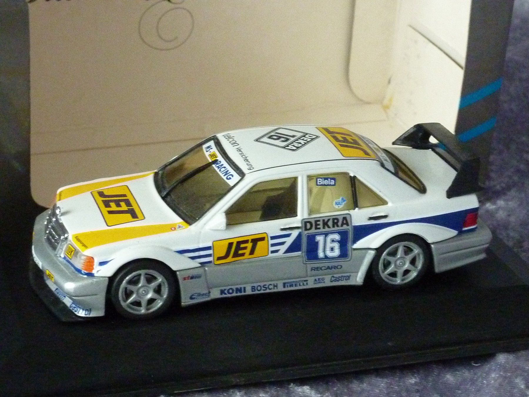 Minichamps Modellini d'auto: Mercedes 190E Evo2 Jet #16  1:43 – Nuovo e nell'imballaggio originale da Dürrenäsch venduto da modellautos4you