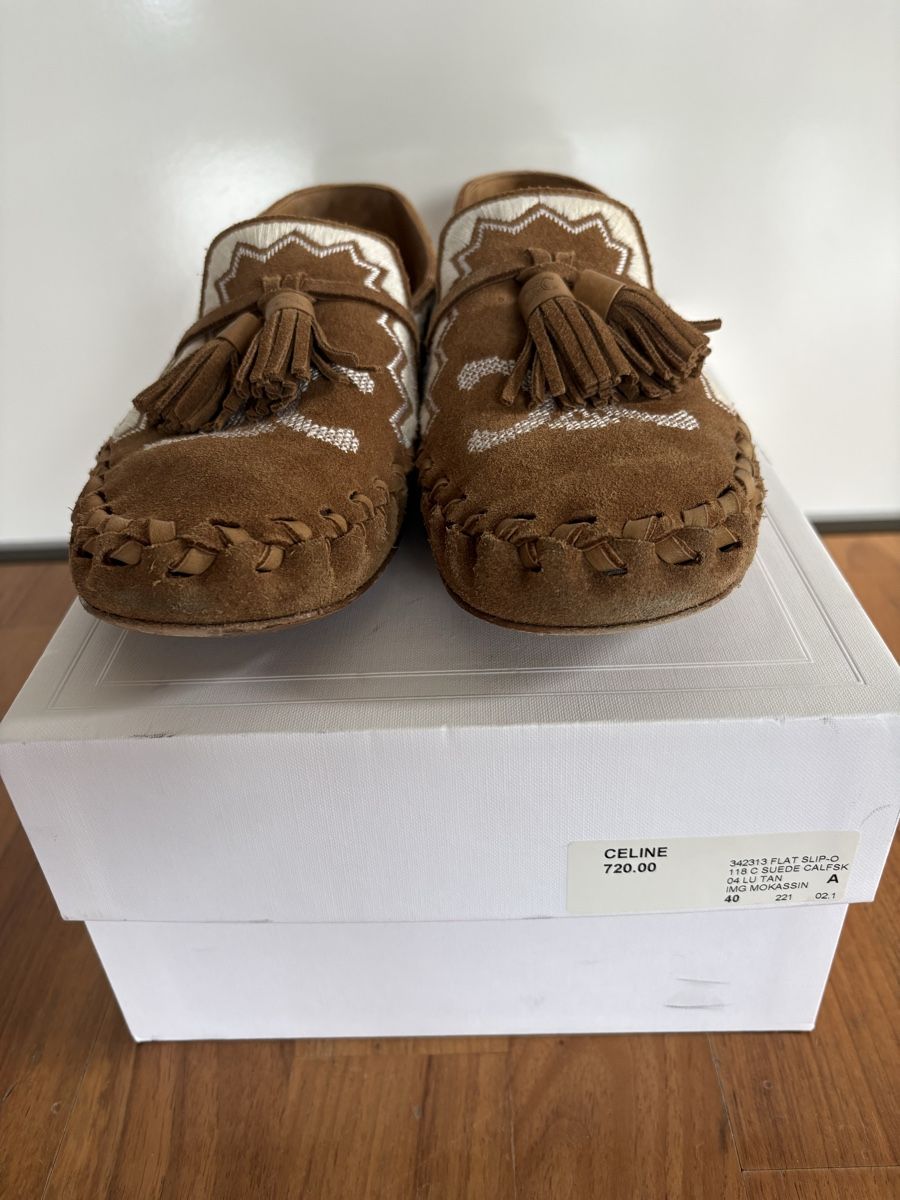 Celine Scarpe da donna: Celine Mokassin mit Stickerei – Usato da Salenstein venduto da Stella0805 1