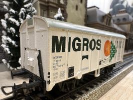 Liliput SBB Migros Güterwagen