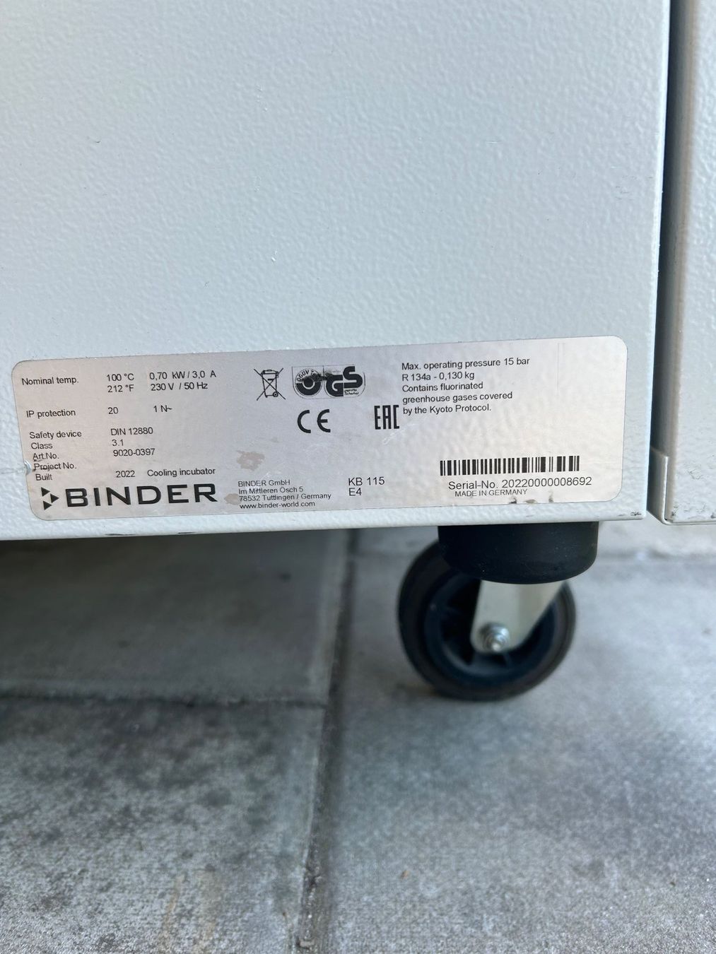 Matériel de laboratoire: Labor Temperaturofen Binder – D'occasion à Regensdorf par Nyffi7 5