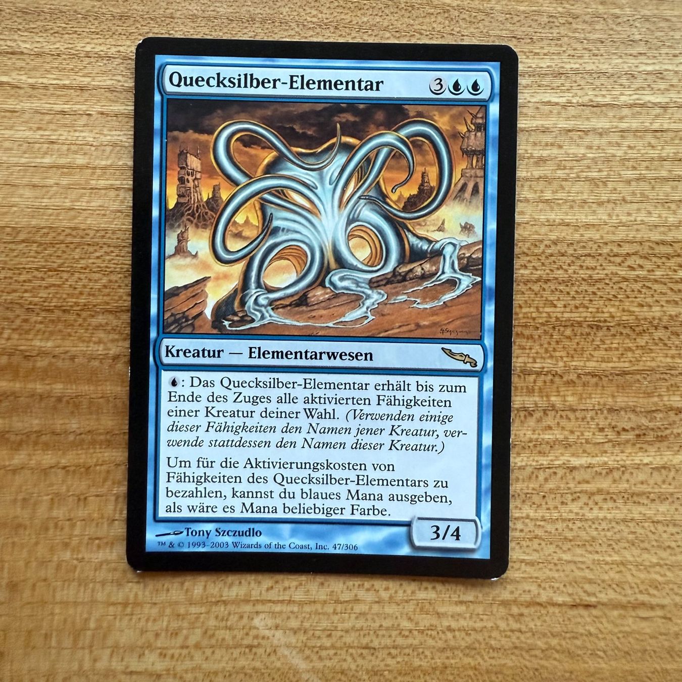 Magic The Gathering Carte collezionabili: Magic The Gathering: Quecksilber-Elementar – Usato da Fehraltorf venduto da leonlohrer
