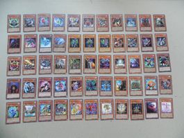 55 Yu-Gi-Oh! Sammelkarten alle DE Monster Karten 1. Edition