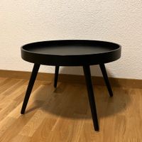 Moderner Beistelltisch schwarz