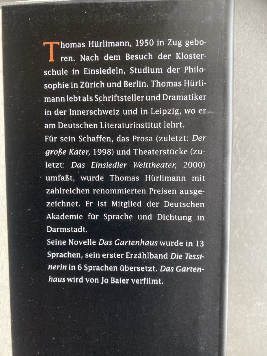 Libri: Thomas Hürlimann - Fräulein Stark – Usato da Dallenwil venduto da kavogt6 5