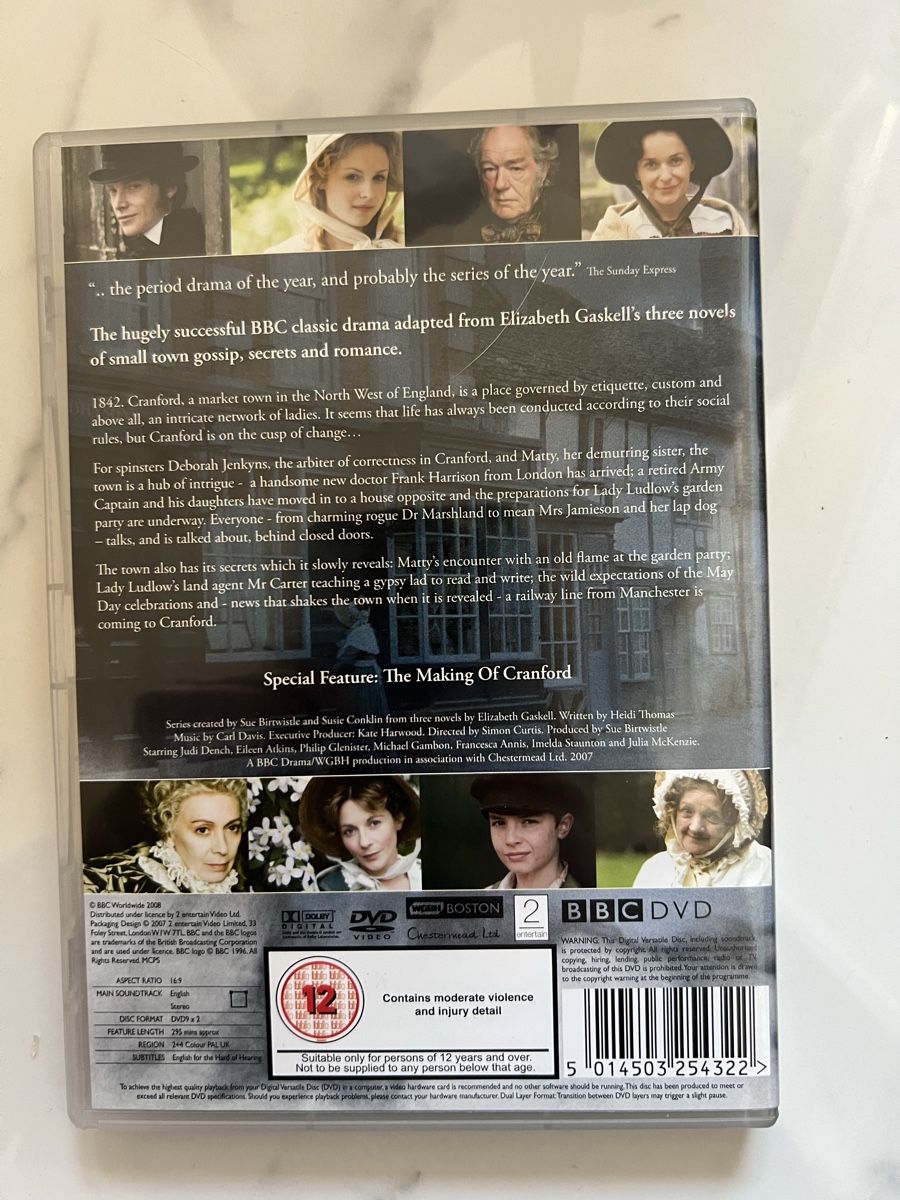 Tutti i DVDs: 2 DVD Cranford english – Usato da COLOGNY venduto da fleurdelys84 2