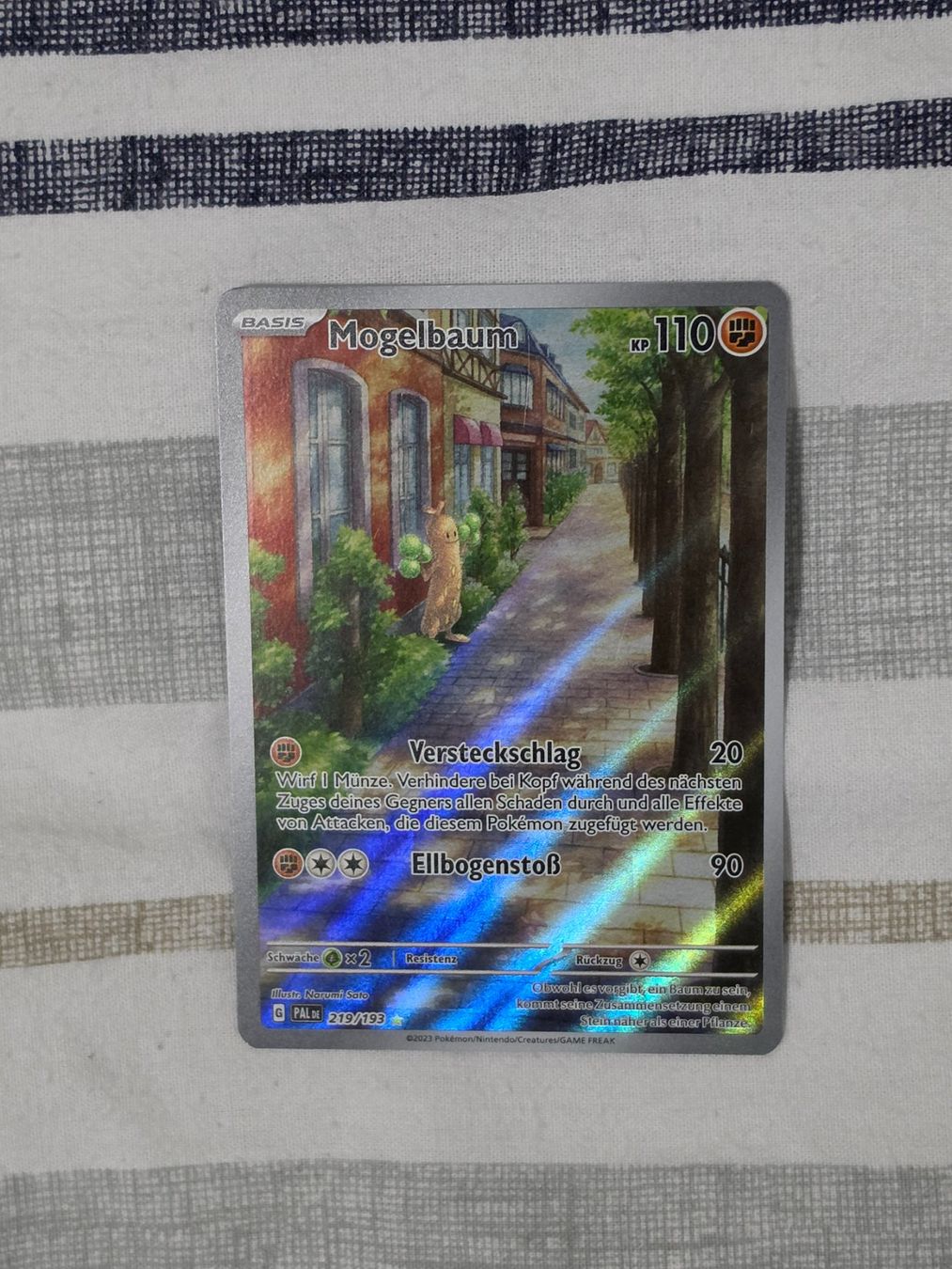 Pokémon Carte collezionabili: Mogelbaum 219 – Nuovo (secondo la descrizione) da Binningen venduto da oscark77 2