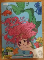 New Coloring Book Mermaid Fish Shells Unicorn