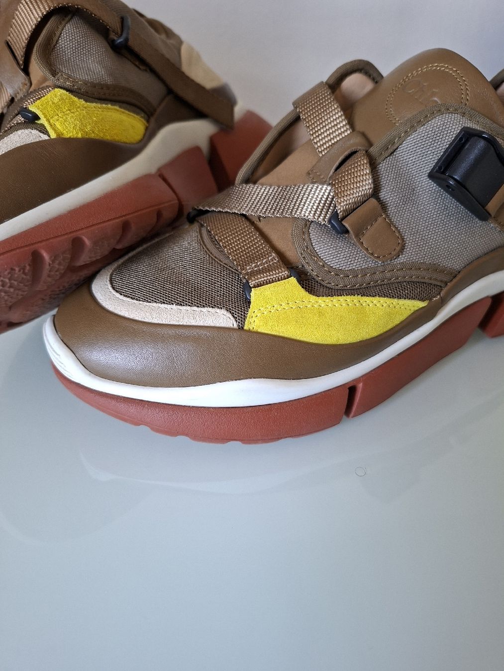 Chloé Scarpe da donna: Baskets Chloé beige/marron/jaune T.39 -  – Usato da Renens VD venduto da ser_j2fn 3