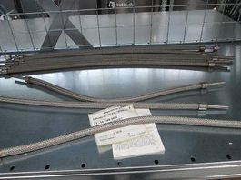 Metallschläuche DN6, 115 bar Länge 500 + 600 mm (1674-TPGH)