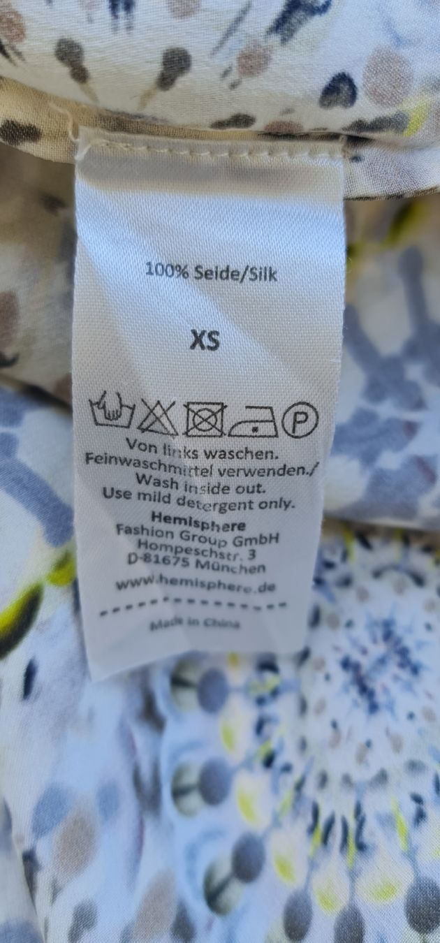 Hemisphere Camicette: Hemisphere Bluse Gr. XS. 100% Seide – Usato da Zürich venduto da Olala_ 3