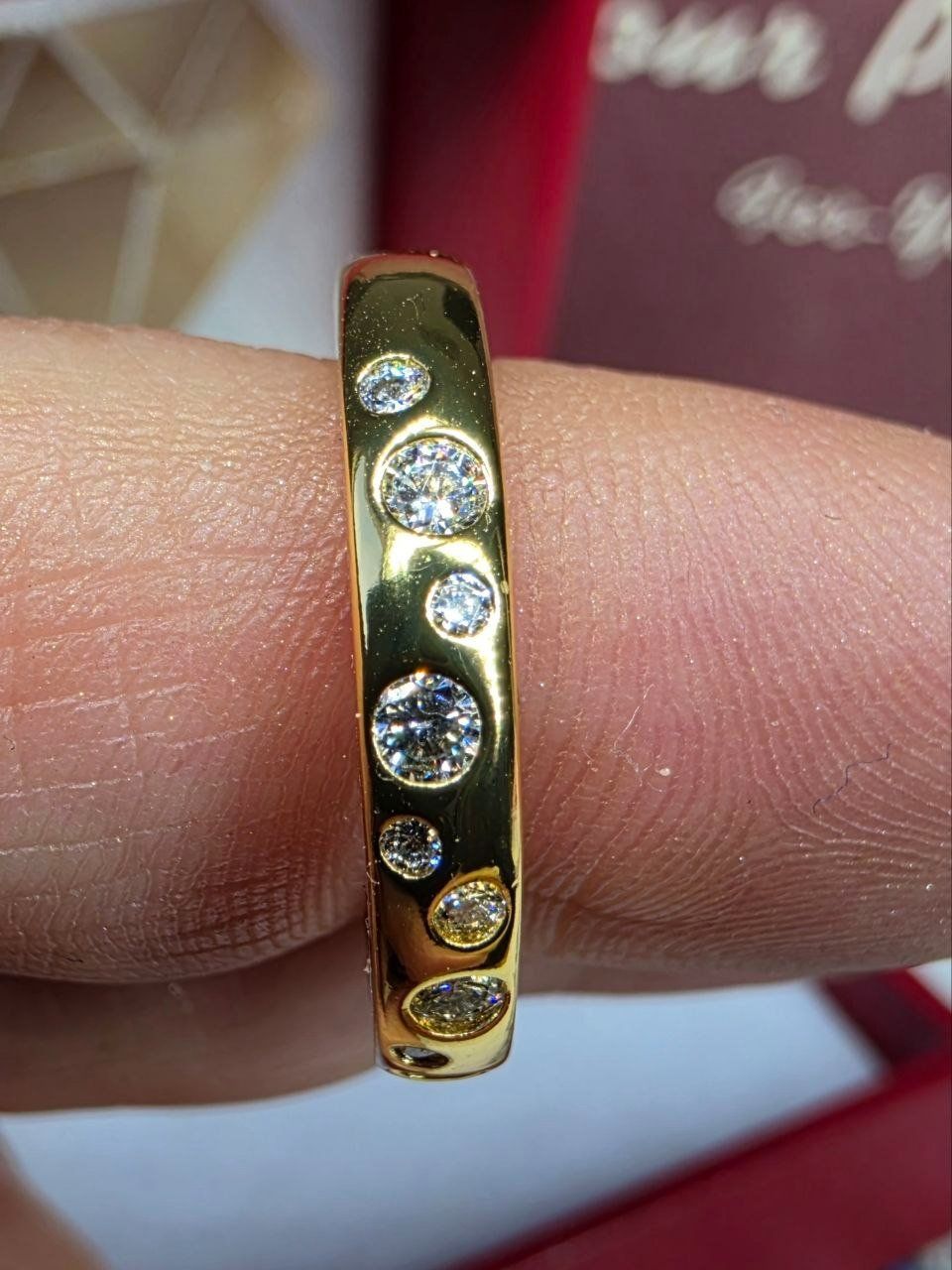 Ringe: Bague argent avec diamants de moissanite certifiés GRA – Neu und originalverpackt aus Reconvilier von Tsma67 8
