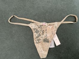 Victoria’s Secret Very Sexy Strass String Nude Gr. S Neu