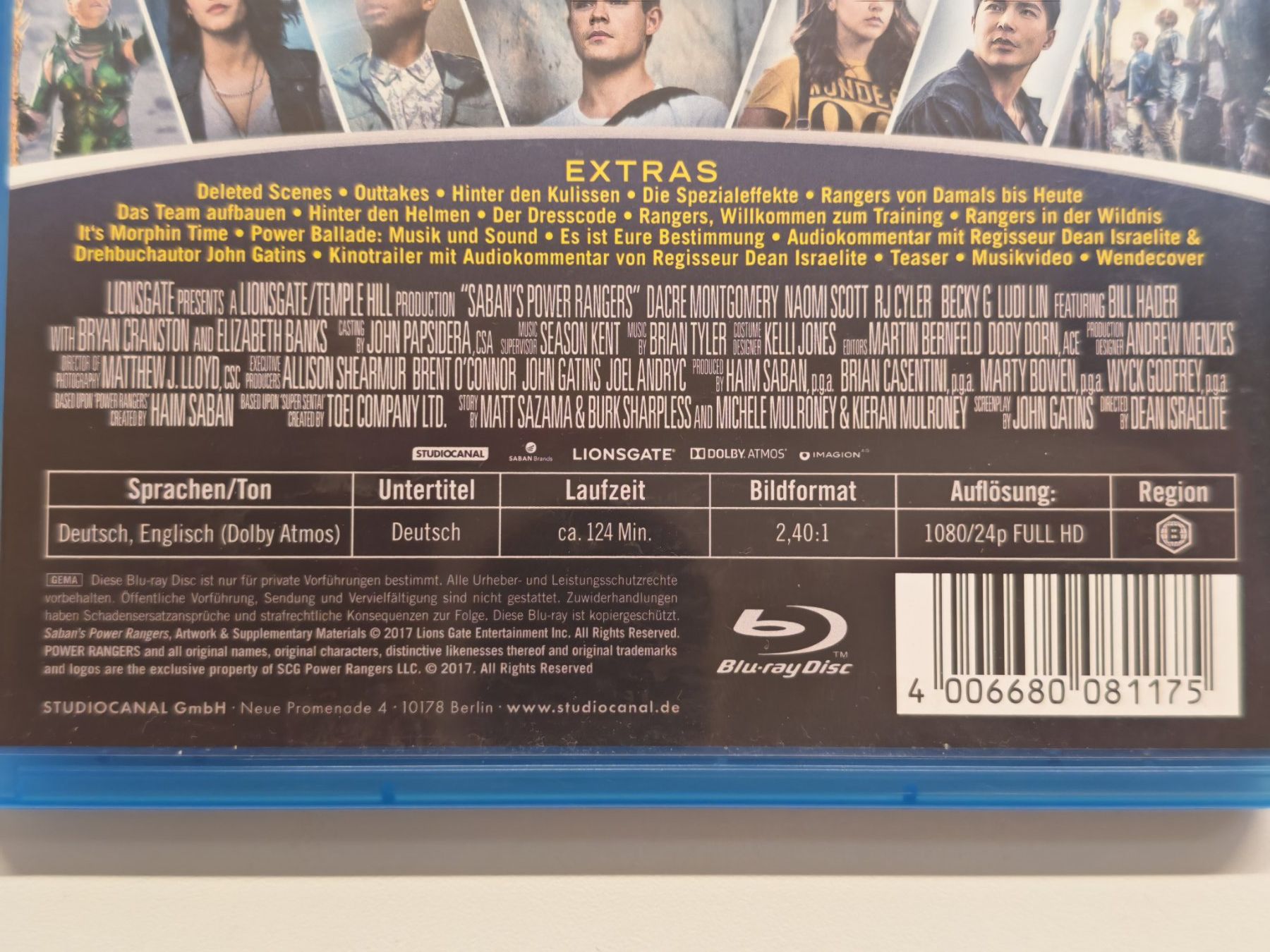 Tutti i DVDs: Power Rangers – Usato da Liestal venduto da Kratzilla 3