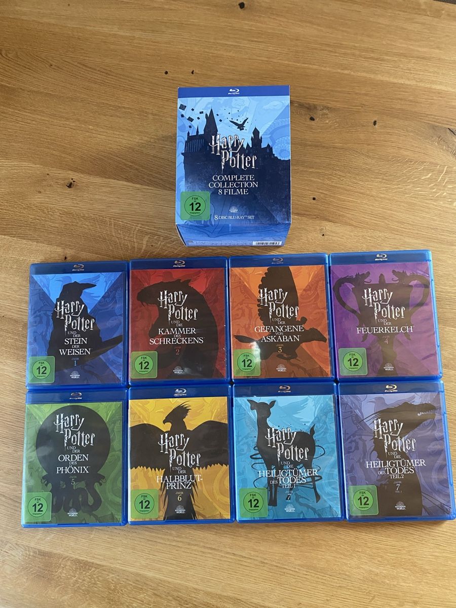 Alle DVDs: Harry Potter 1-8 / Bluray Box – Gebraucht aus Herzogenbuchsee von Christen3 1