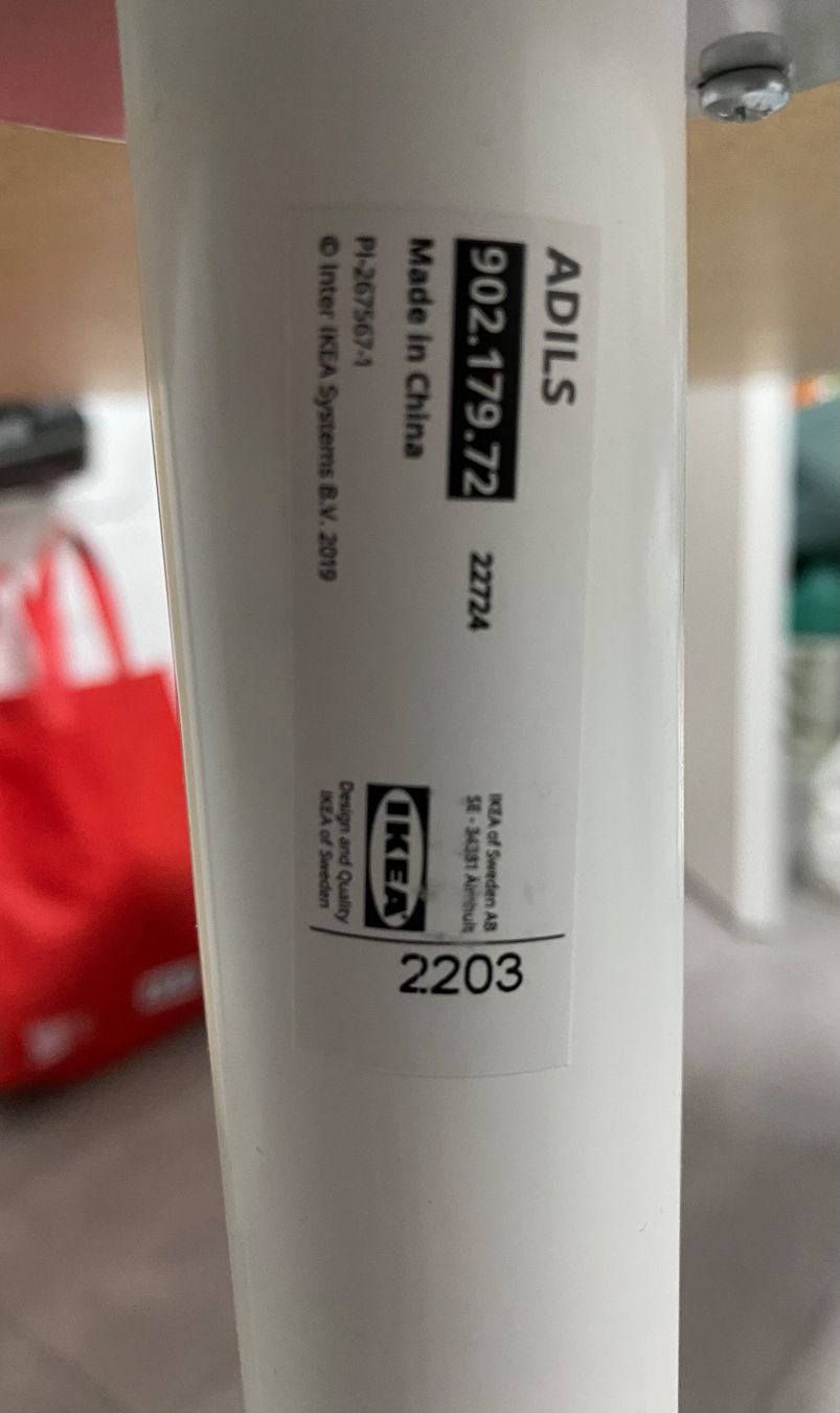 Ikea Tavoli: ADILS Tisch weiss IKEA – Usato da Othmarsingen venduto da toni_e 1