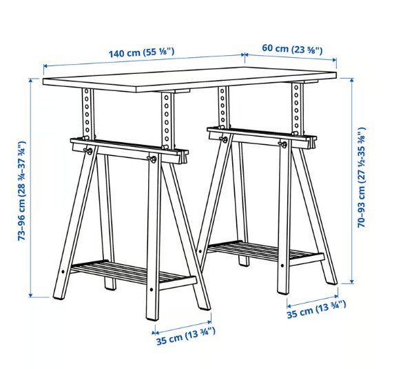 Ikea Scrivanie: Ikea Architect Desk - LAGKAPTEN / MITTBACK – Nuovo (secondo la descrizione) da Küsnacht ZH venduto da ror_2ldh 5