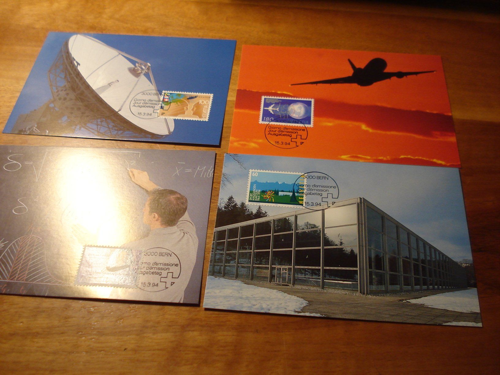 Tous les timbres: Satz Maximumkarten Sondermarken, 1994 – D'occasion à Niederwil AG par morostahu 1