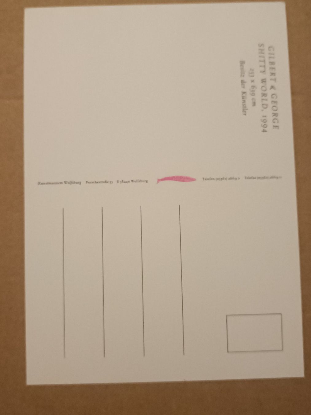 Arts picturaux & lithographies: Gilbert & George - handsigniert – D'occasion à Menziken par Artographs 1