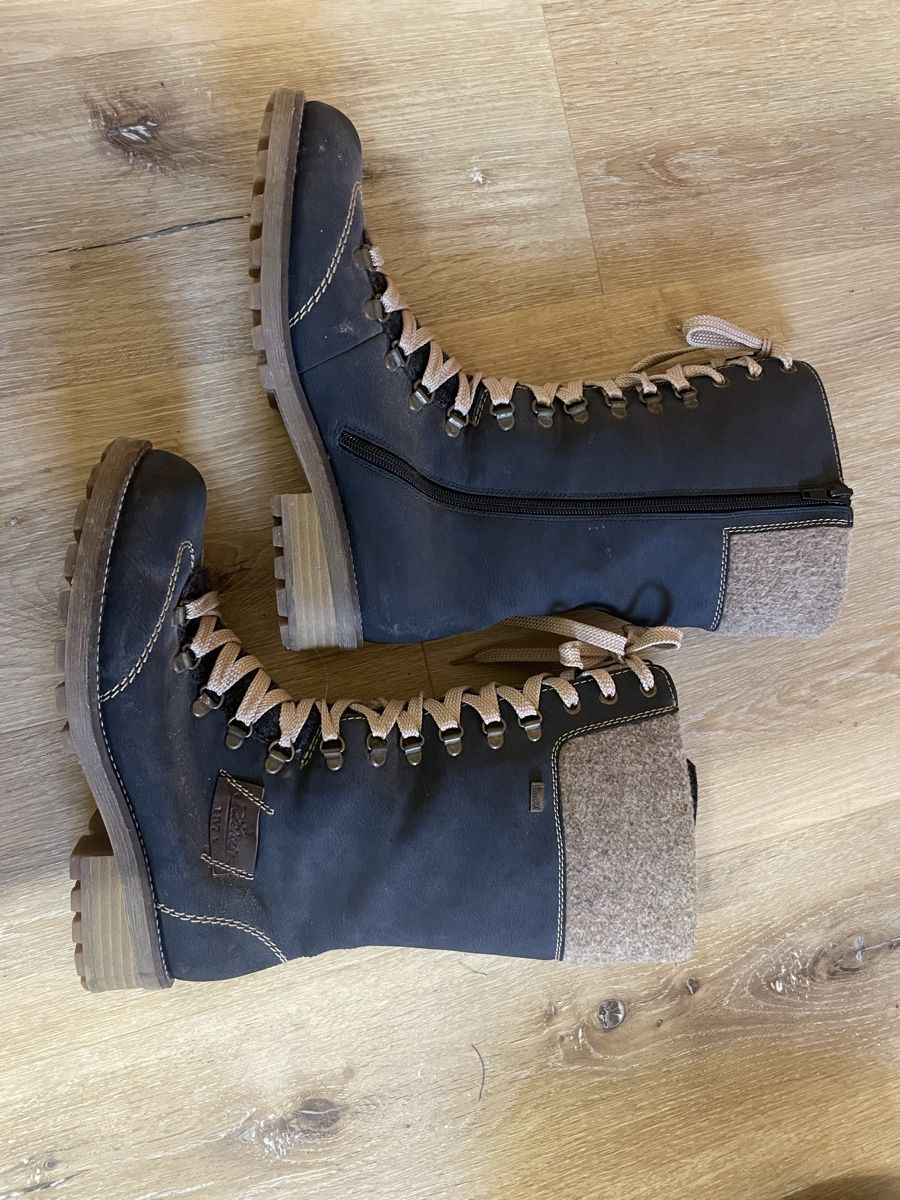 Rieker Damenschuhe: Rieker Winterstiefel Gr.39 – Gebraucht aus Arch von kathyayani