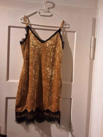 Goldenes Minikleid M