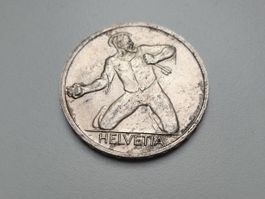 🇨🇭🤍 5 Francs 1944 St Jakob