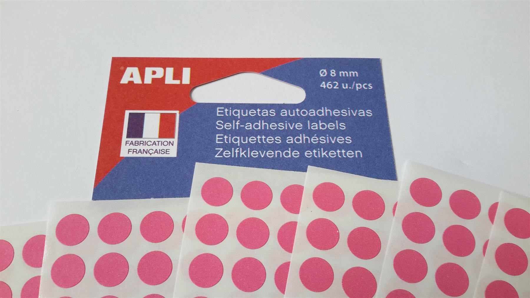 Sticker: Markierungspunkte, rosa, 8mm, 462 Stück – Nuovo e nell'imballaggio originale da St. Gallen venduto da cointec 4