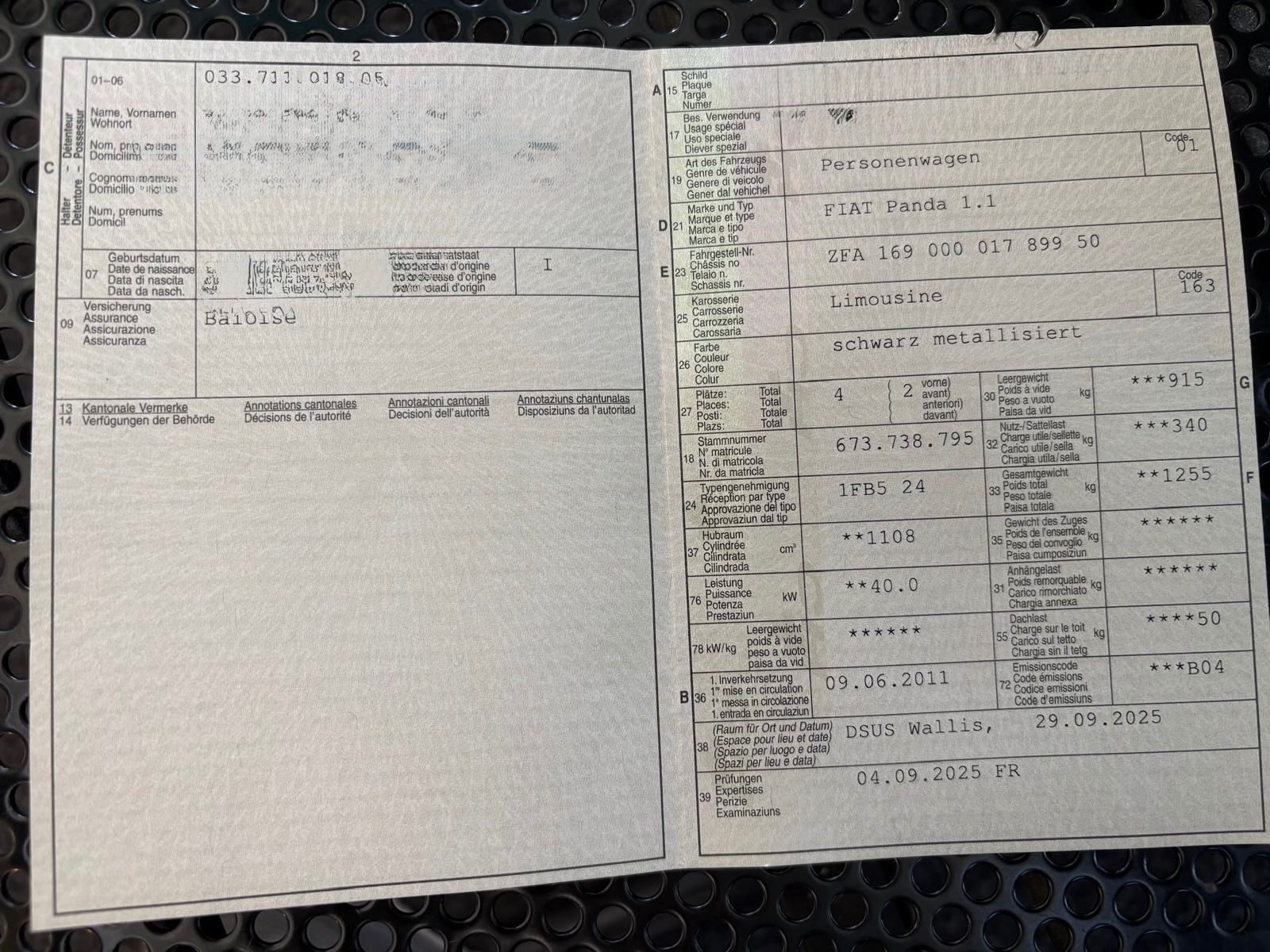 Fiat Automobili: Fiat Panda 1.1 – Usato da Visp venduto da mbb_xs75 1