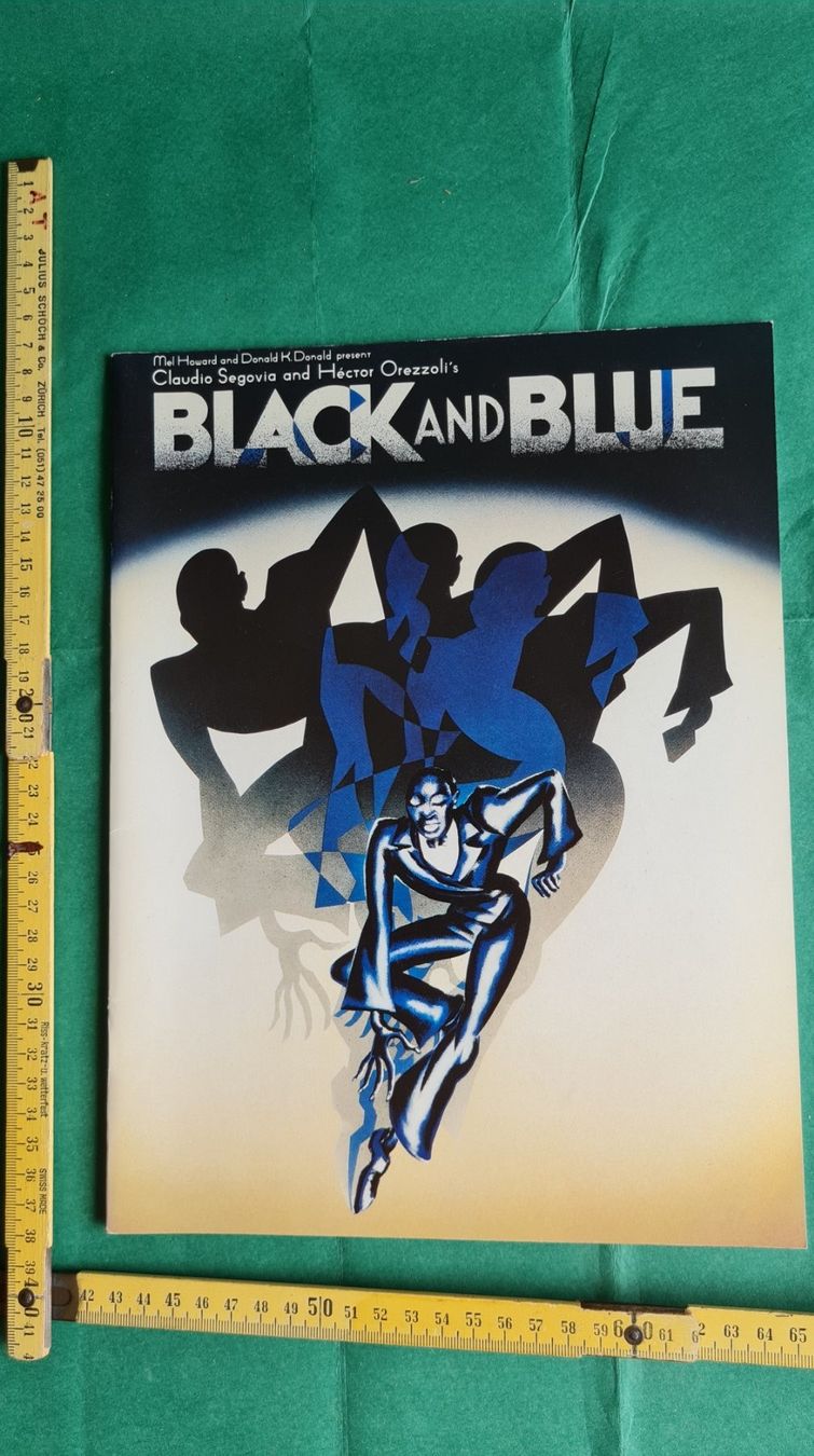 Dokumente: Black and Blue: Original Programmheft , New York, 1990 – Gebraucht aus Steinhausen von mesa11
