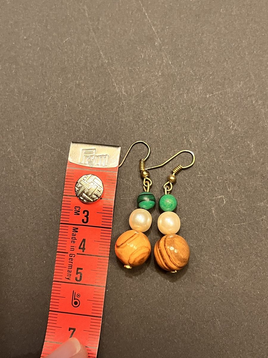 Ohrringe & -stecker: Ohrring, Schmuck, Perlen aus Holz,Stein, Perlmut – Neu (gemäss Beschreibung) aus Breitenbach von Alice_xy 1