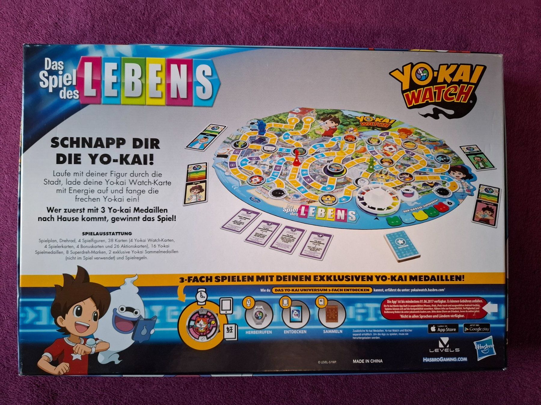 Hasbro Giochi: Das Spiel des Lebens - Version Yo-Kai Watch - Neu – Nuovo (secondo la descrizione) da Müllheim Dorf venduto da Seeeule01 6