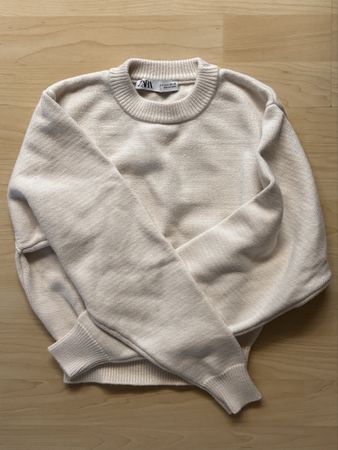 Pullover Zara creme, Grösse S