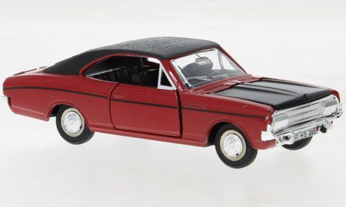 Dinky Atlas Opel Commodore 1420 – 1/43 – Rouge – Avec Panneau Douane Et Fascicule – Neuf