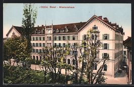 AK Basel, Ansicht vom Missionshaus