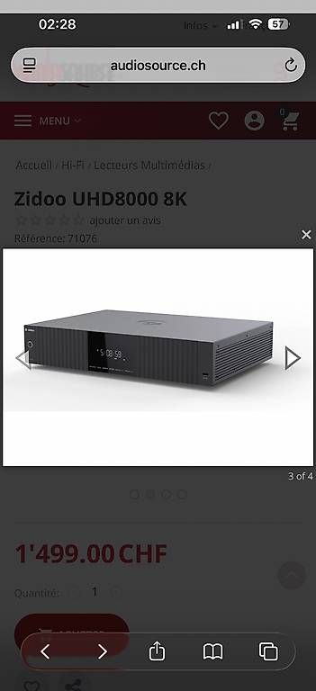 Systèmes audio & multimédias: Zidoo UHD8000 – Neuf avec emballage d'origine à rolle par sinani03 3
