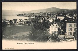 Montreux, Vue Générale et Pension S. J
