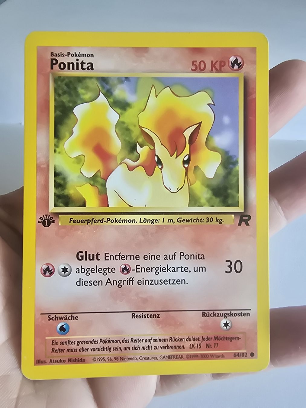 Pokémon Carte collezionabili: Pokemon Ponita, 1Edition, TeamRocket, DE – Usato da Pfäffikon SZ venduto da gmw_8nk9 3