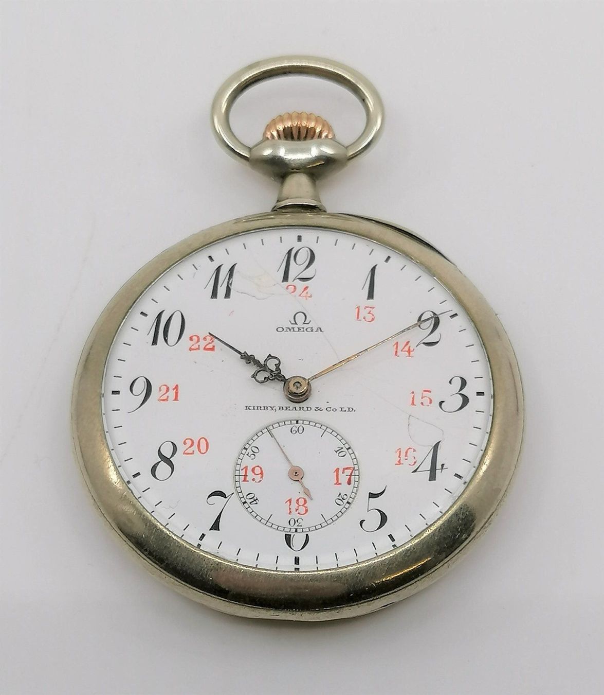 Omega Orologi: Omega Lépine Taschenuhr Edelstahl – Usato da Reinach BL venduto da fliegenrolli
