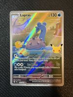Pokémon Lapras 131/128 Illustration Rare 30th Celebration EN