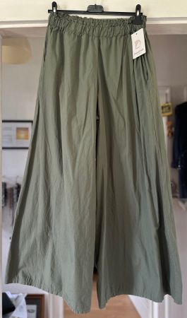 PANTALONS EN COTON! M SOLDES DE FIN DE SAISON