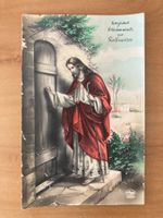 antike Konfirmationskarte mit Jesus