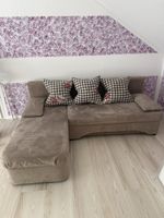 Gemütliches Ecksofa mit Bettfunktion und Stauraum, Top!